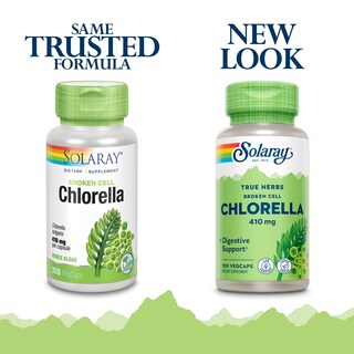 Foto 3 | Suplemento Solaray Broken Cell Chlorella 410 Mg 100 Cápsulas Vegetales - Venta Internacional.