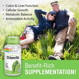 Foto 6 | Suplemento Solaray Broken Cell Chlorella 410 Mg 100 Cápsulas Vegetales - Venta Internacional.