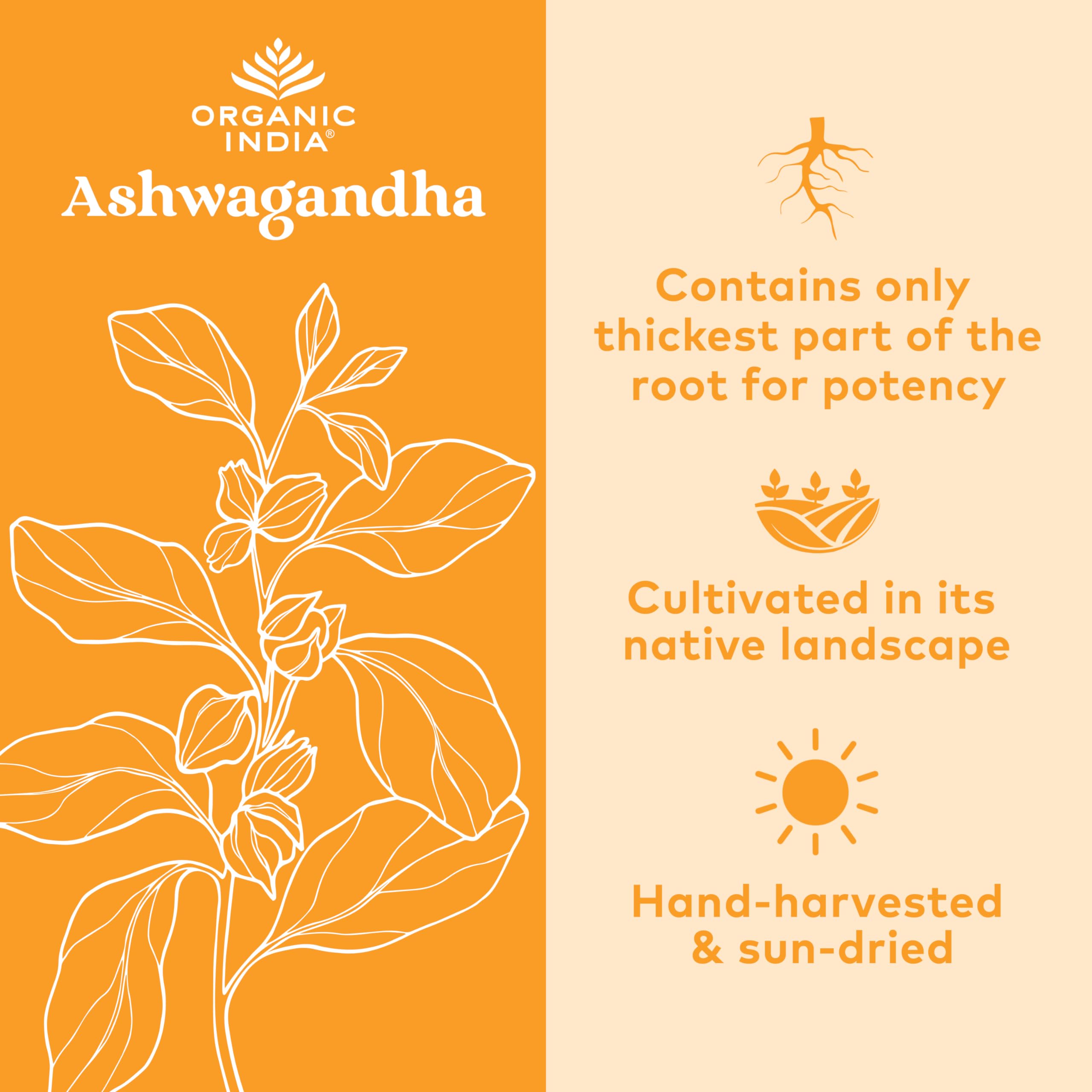 Foto 4 pulgar | Suplemento Organic India: Ashwagandha En Polvo, 454 G, Vegano - Venta Internacional.