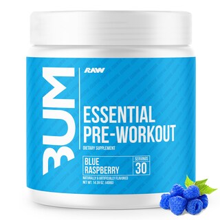 Foto 1 | Raw Nutrition Essential Pre Chris Bumstead Blue Raspberry Antes Del Entrenamiento - Venta Internacional.