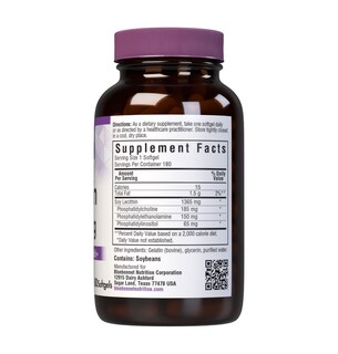 Foto 2 | Suplemento De Lecitina Bluebonnet 180 Cápsulas Blandas 1365 Mg - Venta Internacional.