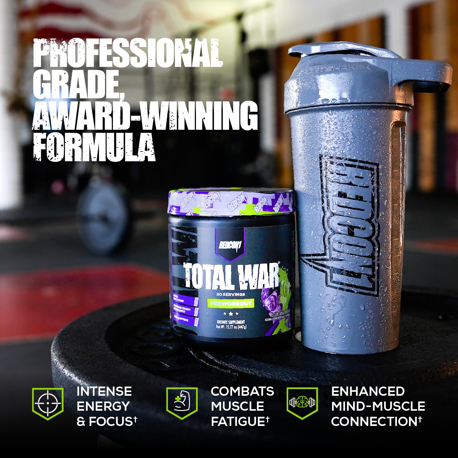 Foto 4 | Pre-workout Redcon1 Total War Strawberry Mango 30 Porciones - Venta Internacional.
