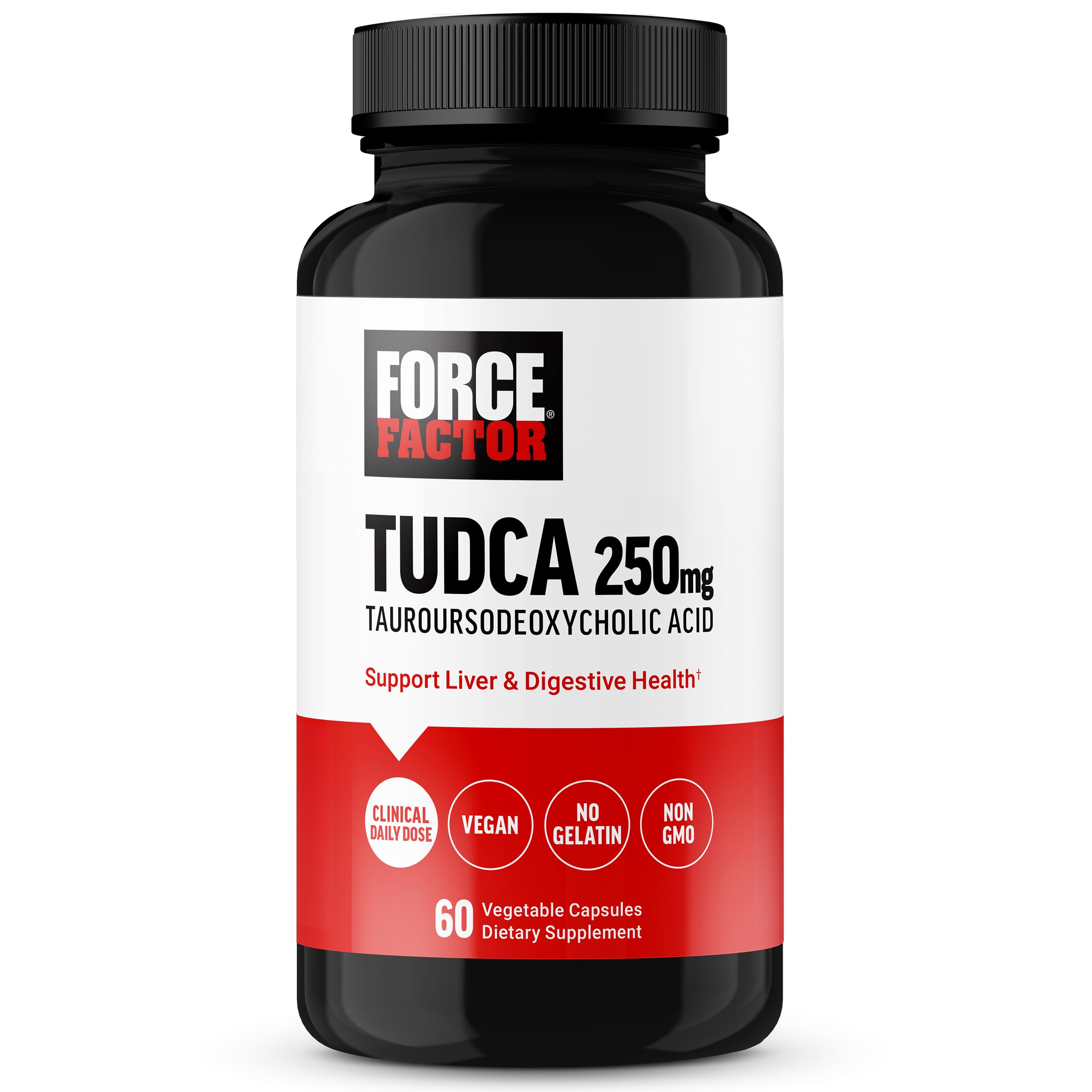 Suplemento Force Factor Tudca Liver Support 60 Cápsulas - Venta Internacional.