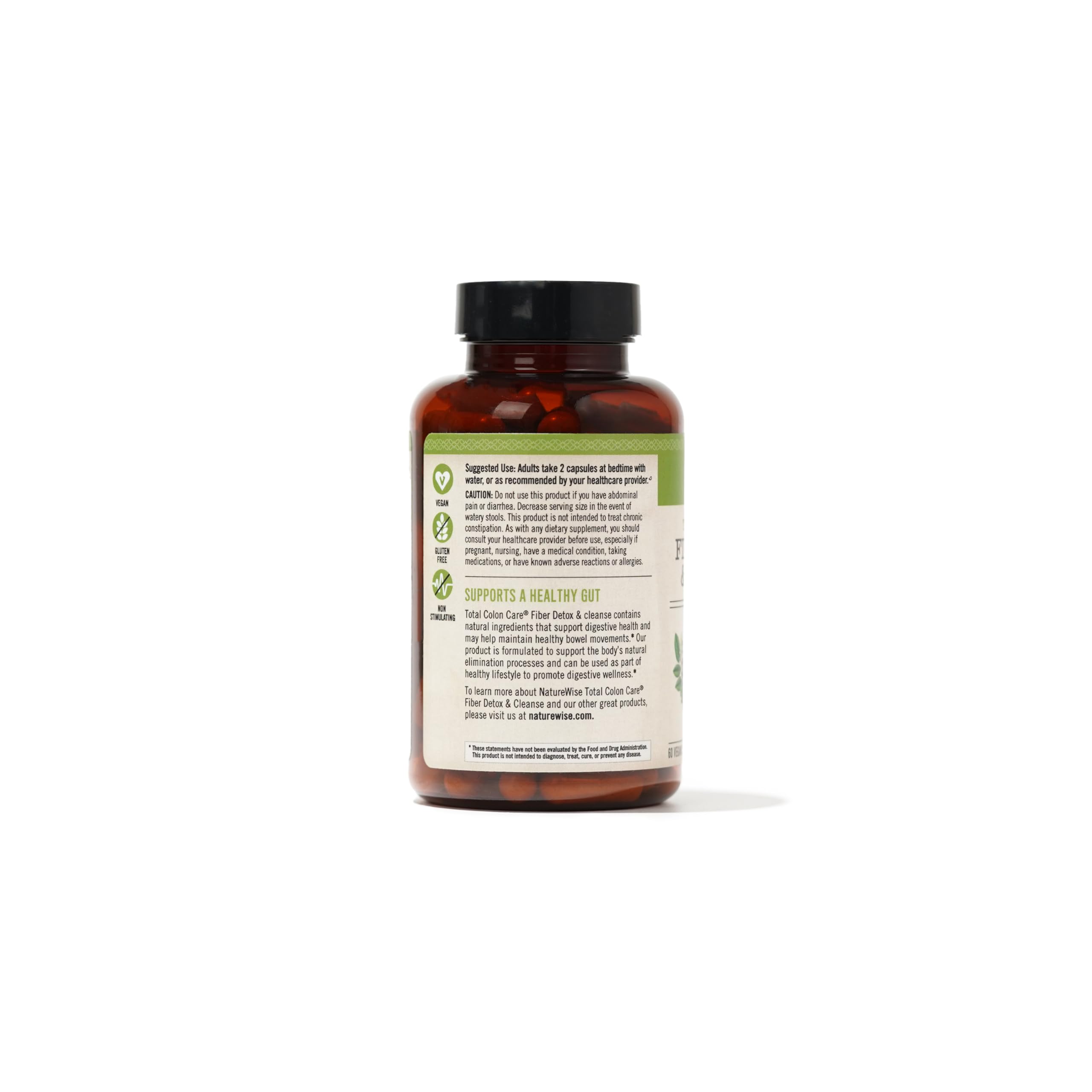 Foto 6 pulgar | Suplemento Naturewise Total Colon Care Fiber Cleanse, 60 Unidades - Venta Internacional.