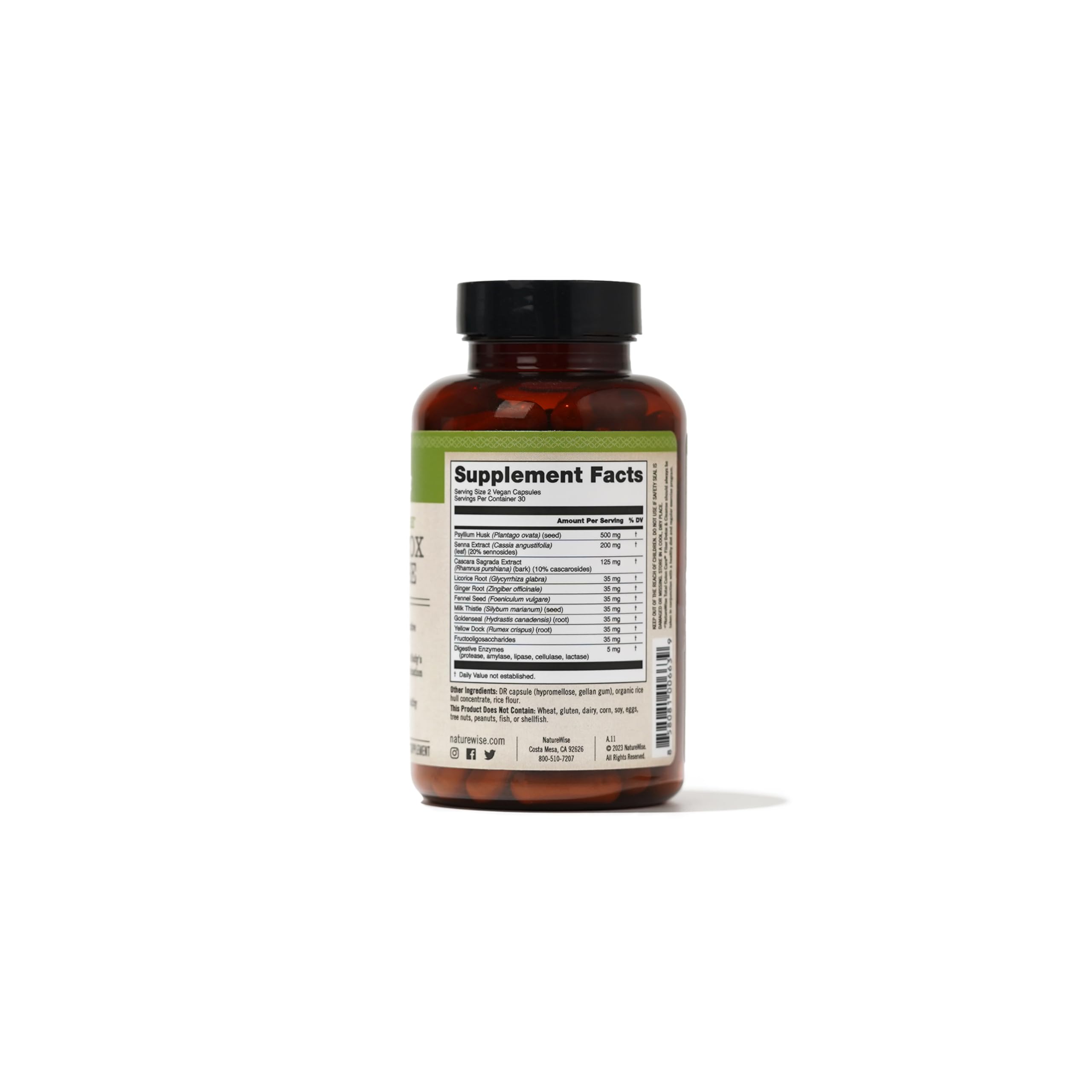 Foto 7 pulgar | Suplemento Naturewise Total Colon Care Fiber Cleanse, 60 Unidades - Venta Internacional.