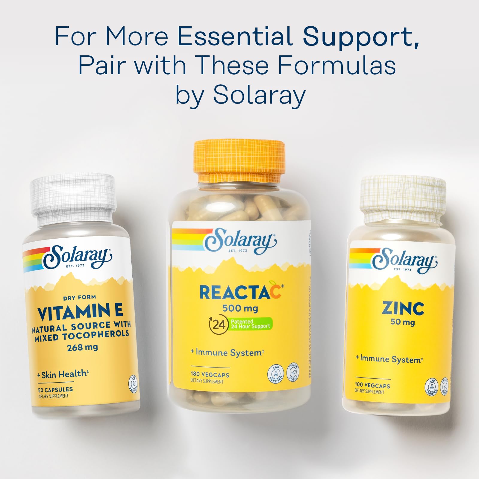 Foto 6 | Suplemento Solaray De Vitamina E 400 Ui (268 Mg) 50 Cápsulas - Venta Internacional.