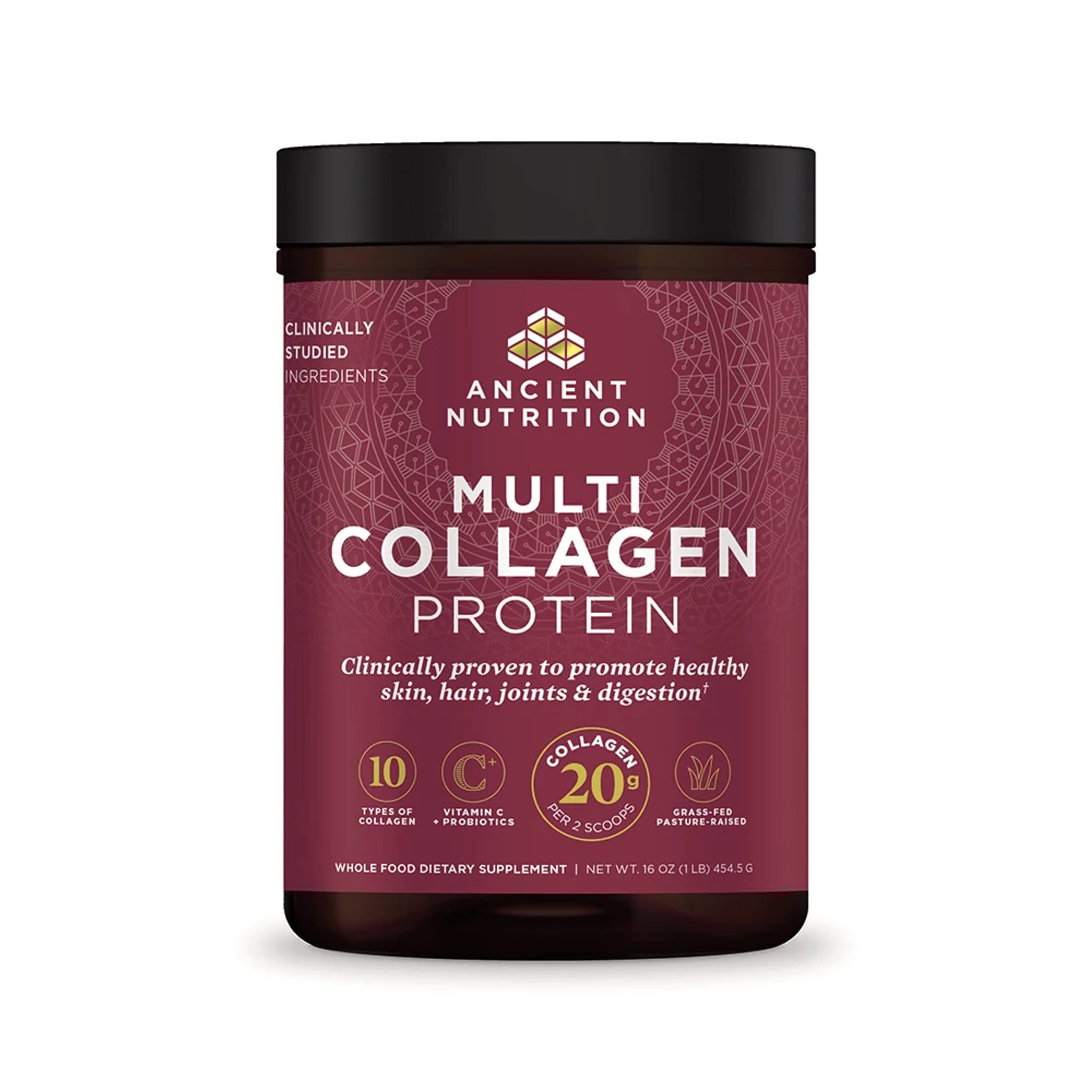 Proteína De Colágeno En Polvo Ancient Nutrition 450 Ml Con Probióticos - Venta Internacional.