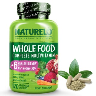 Foto 1 | Suplemento Multivitamínico Naturelo Whole Food Para Mujeres, 50 O Más De 120 Cápsulas - Venta Internacional.