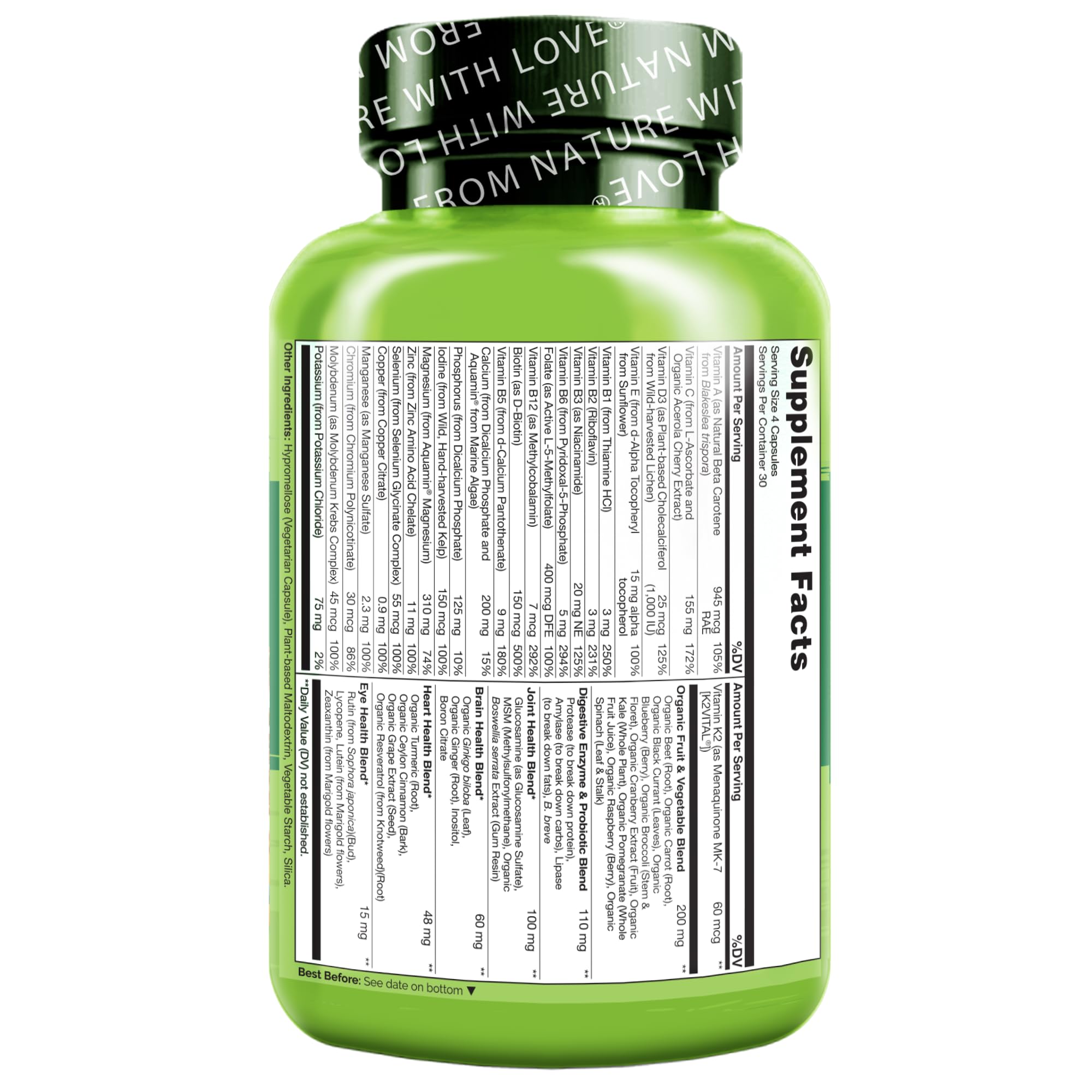 Foto 4 pulgar | Suplemento Multivitamínico Naturelo Whole Food Para Mujeres, 50 O Más De 120 Cápsulas - Venta Internacional.