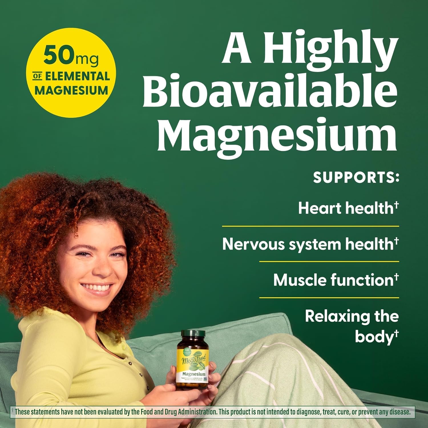 Foto 6 pulgar | Suplemento Megafood Magnesio 50 Mg - 90 Comprimidos - Venta Internacional.