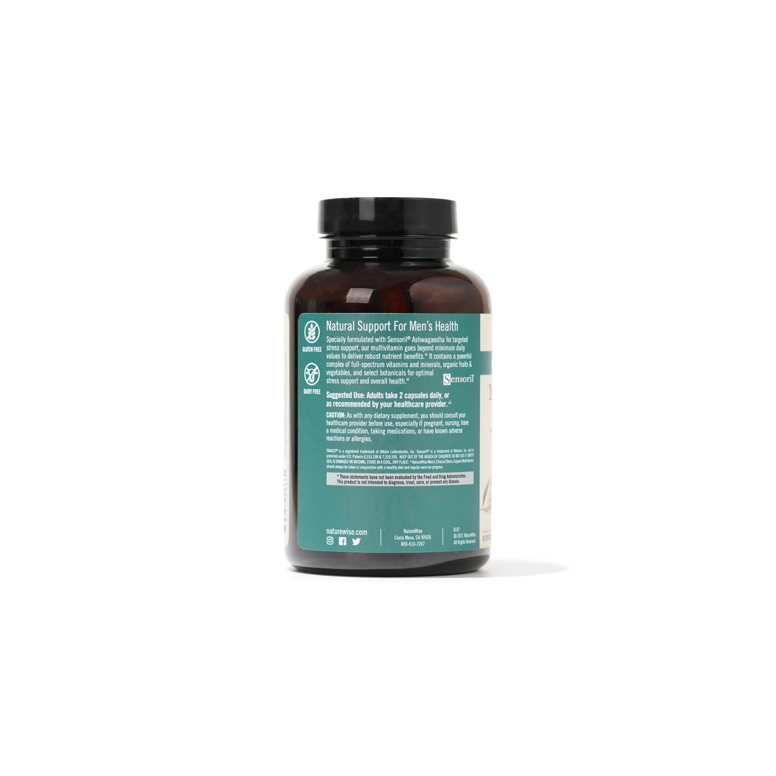 Foto 4 pulgar | Multivitamínico Naturewise Para Hombres Con Apoyo Al Estrés 60 Cápsulas - Venta Internacional.
