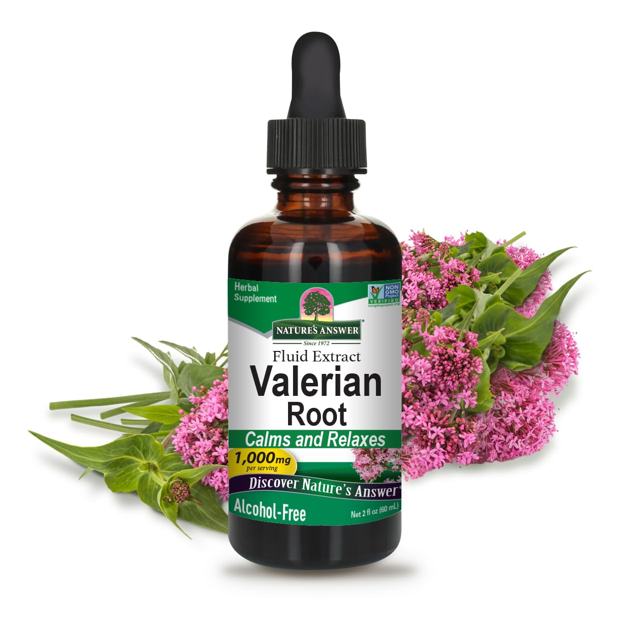 Foto 1 | Suplemento De Extracto De Raíz De Valeriana De 60 Ml De Nature's Answer - Venta Internacional.
