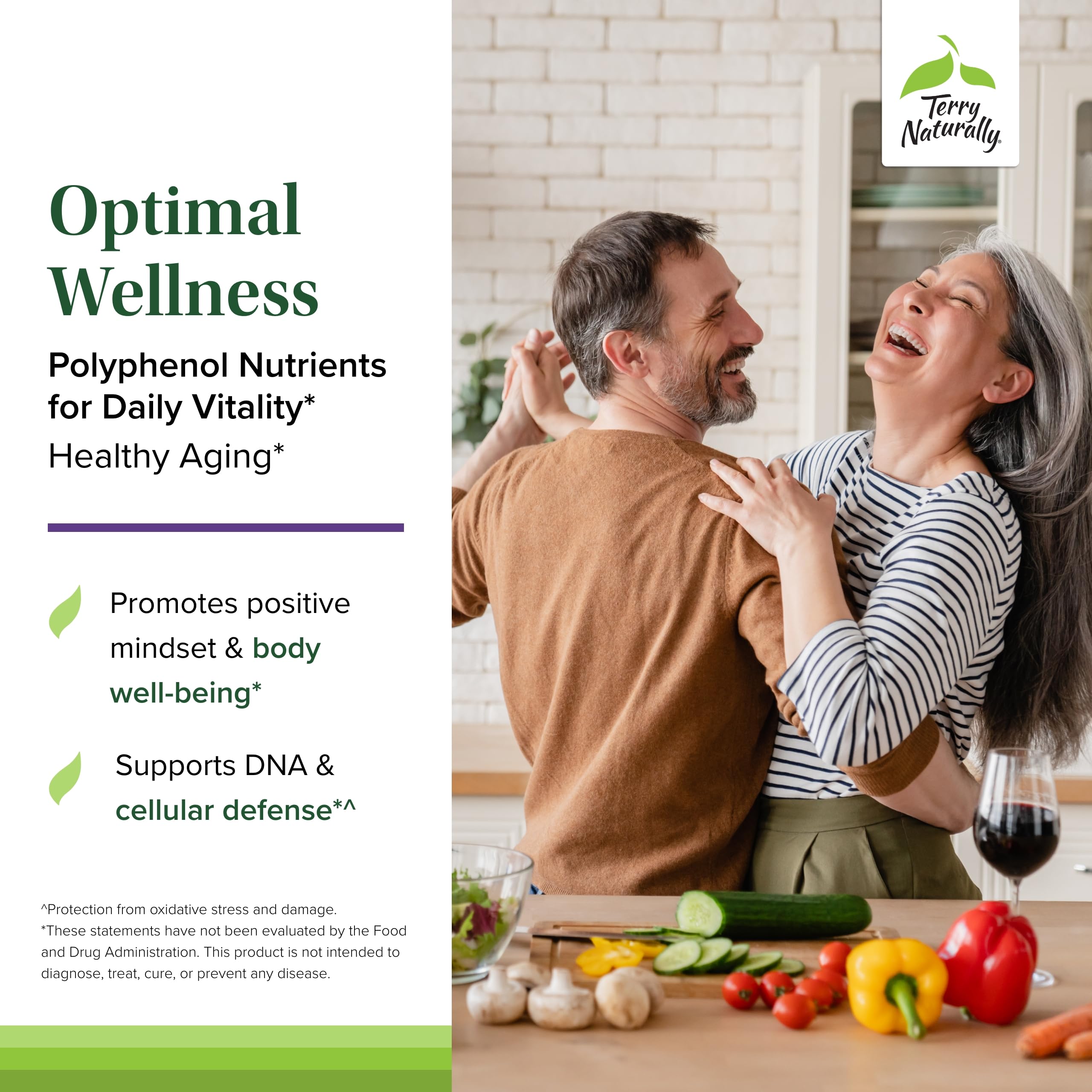 Foto 3 | Suplemento Terry Naturally Optimal Wellness 30 Cápsulas - Venta Internacional.