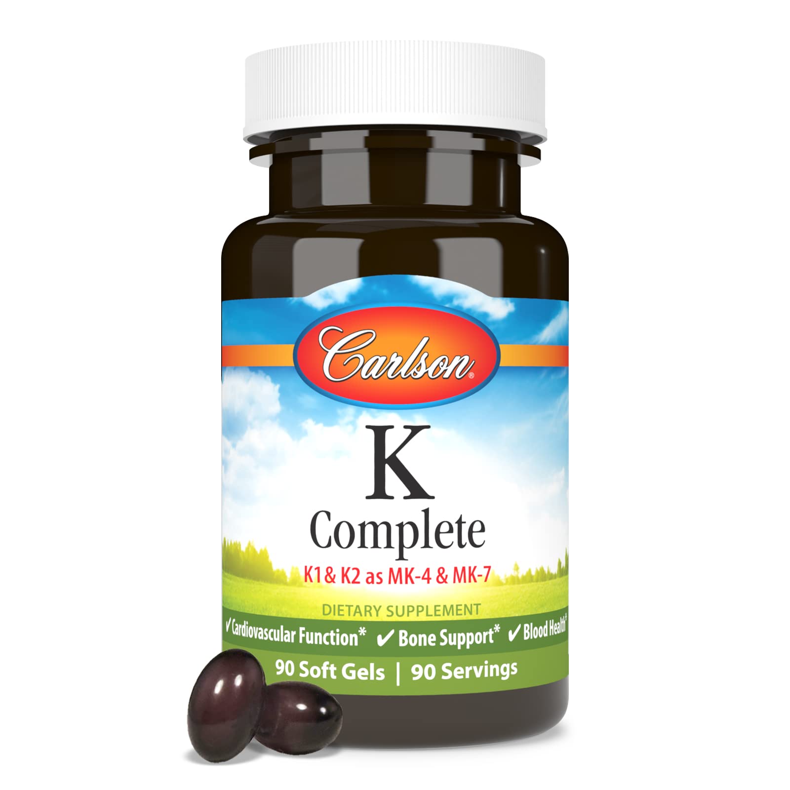 Foto 6 pulgar | Suplemento Carlson Labs K Complete Softgels, 90 Unidades - Venta Internacional.