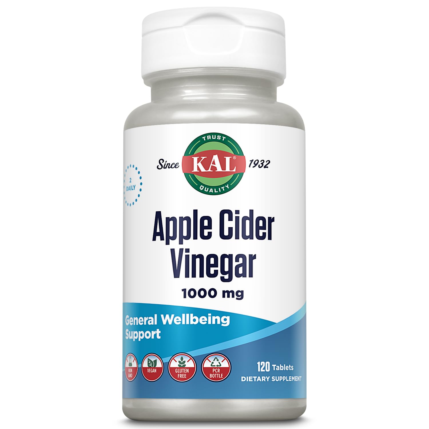 Suplemento Kal En Cápsulas De Vinagre De Sidra De Manzana, 500 Mg, 120 Unidades - Venta Internacional.