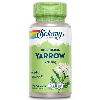Foto 1 | Suplemento Solaray Yarrow 320 Mg Whole Aerial 100 Cápsulas Vegetarianas - Venta Internacional.