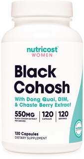 Foto 1 | Suplemento Nutricost Black Cohosh 660 Mg 120 Cápsulas Para Mujeres - Venta Internacional.