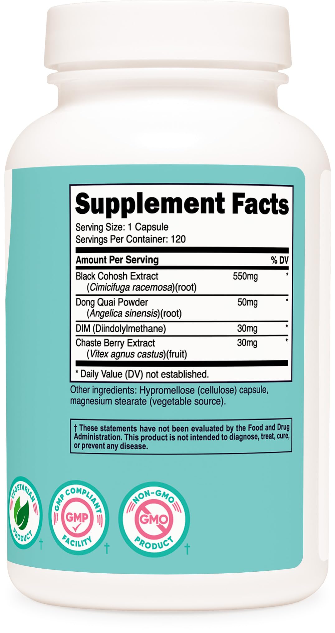 Foto 6 pulgar | Suplemento Nutricost Black Cohosh 660 Mg 120 Cápsulas Para Mujeres - Venta Internacional.