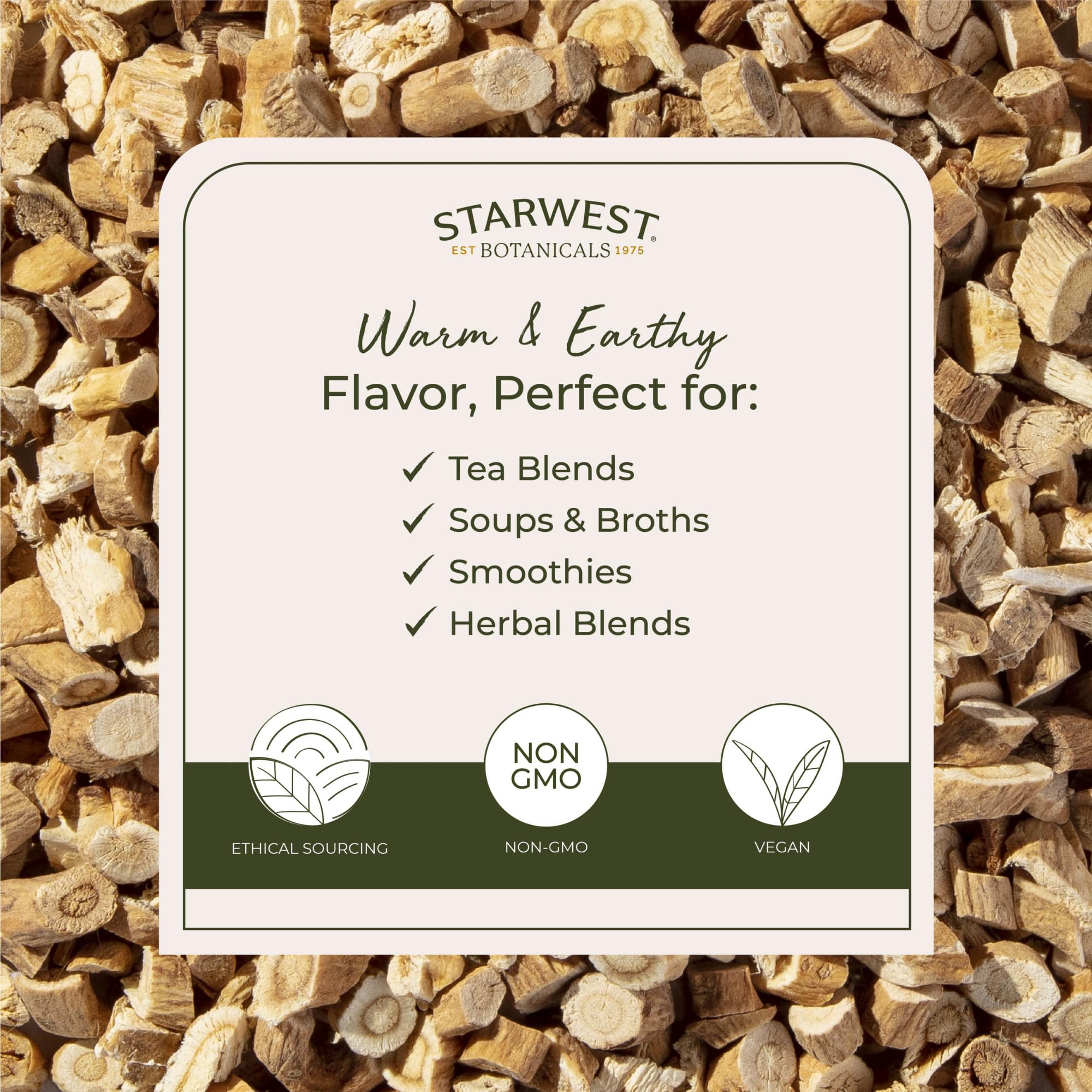Foto 4 pulgar | Té Seco De Raíz De Astrágalo Starwest Botanicals Organic 454 G - Venta Internacional.