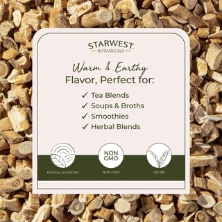 Foto 3 | Té Seco De Raíz De Astrágalo Starwest Botanicals Organic 454 G - Venta Internacional.
