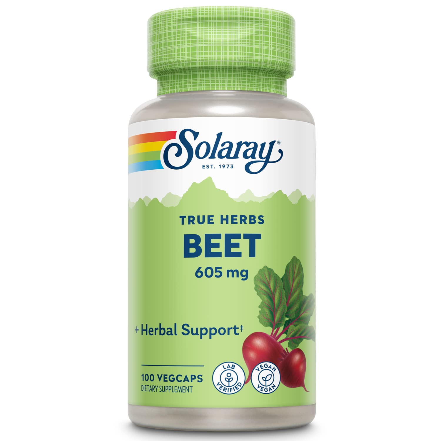Suplemento Solaray De Raíz De Remolacha 605 Mg Para La Salud Cardiovascular - Venta Internacional.