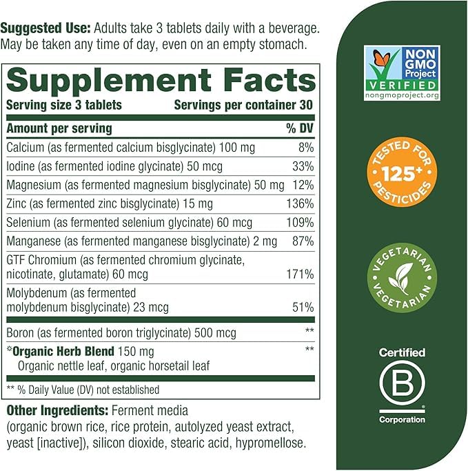 Foto 3 pulgar | Suplemento Megafood Balanced Minerals 90 Comprimidos - Venta Internacional.