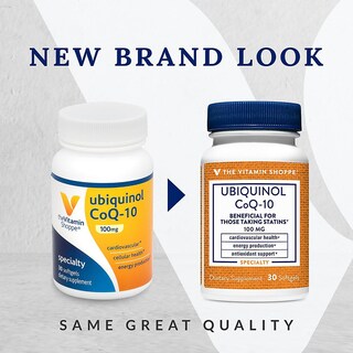 Foto 3 | Suplemento The Vitamin Shoppe Con Ubiquinol Coq-10, 100 Mg, 30 Cápsulas Blandas - Venta Internacional.
