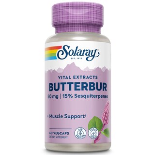 Foto 1 | Suplemento De Extracto De Raíz De Petasita Solaray 50 Mg 60 Comprimidos - Venta Internacional.