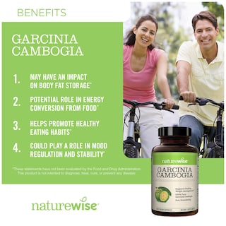 Foto 2 | Suplemento Naturewise Garcinia Cambogia 60% Hca 180 Cápsulas - Venta Internacional.