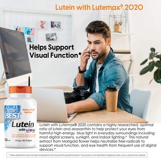 Foto 2 | Suplemento Doctor's Best Lutemax Lutemax 20 Mg 180 Cápsulas Blandas - Venta Internacional.