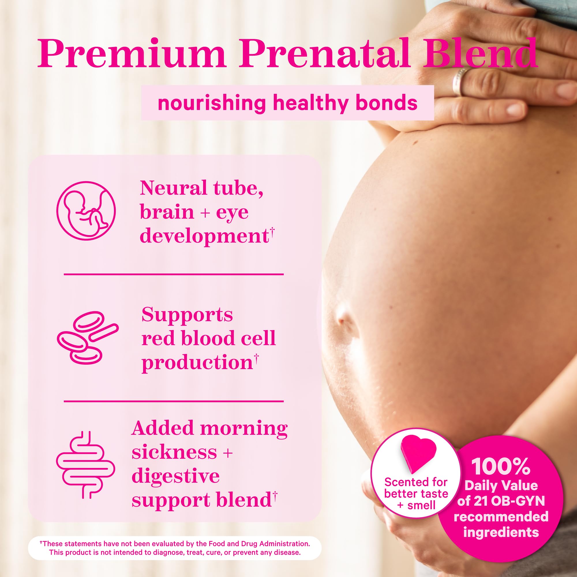 Foto 5 pulgar | Vitamina Prenatal Pink Stork Premium Organic 60 Cápsulas - Venta Internacional.