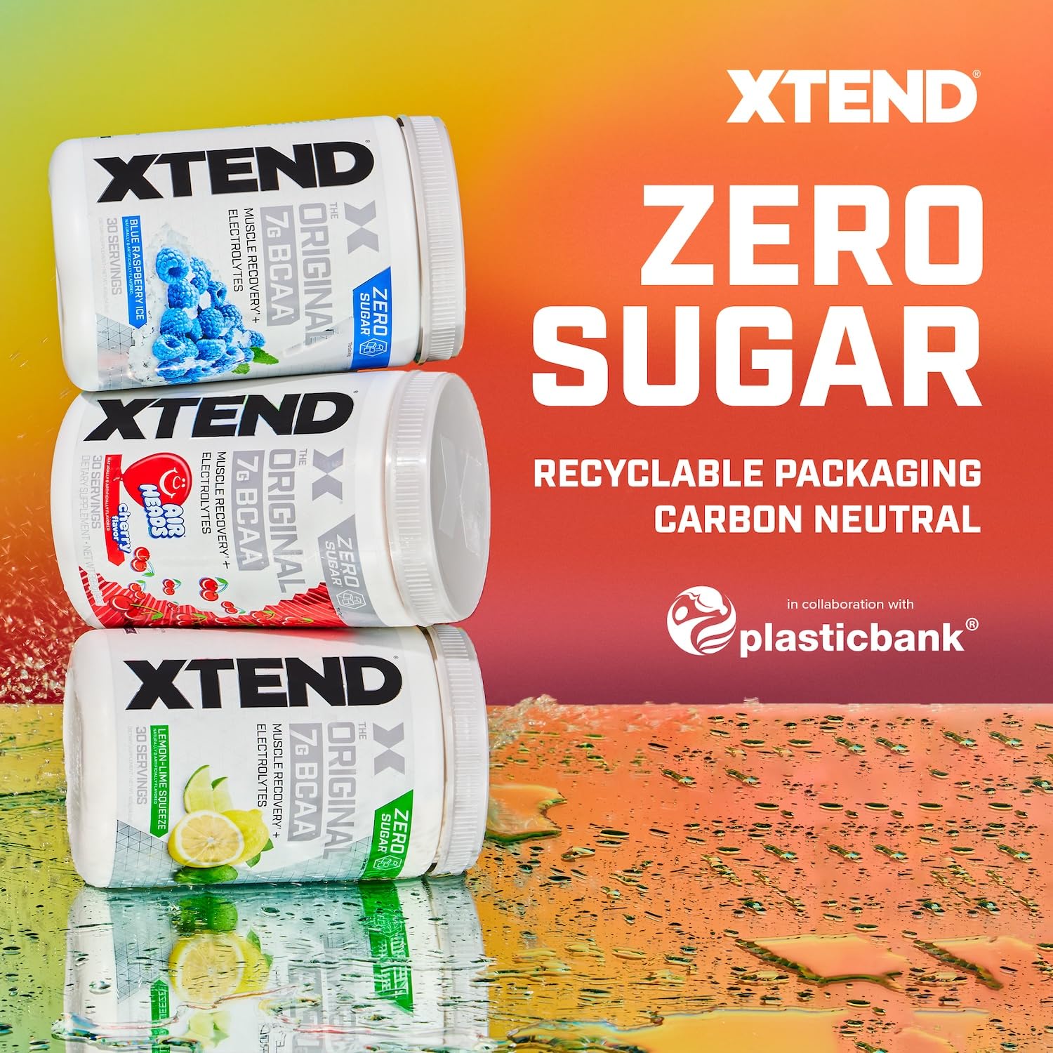 Foto 5 | Bcaa En Polvo Xtend Original Glacial Grape Sin Azúcar, 90 Dosis - Venta Internacional.