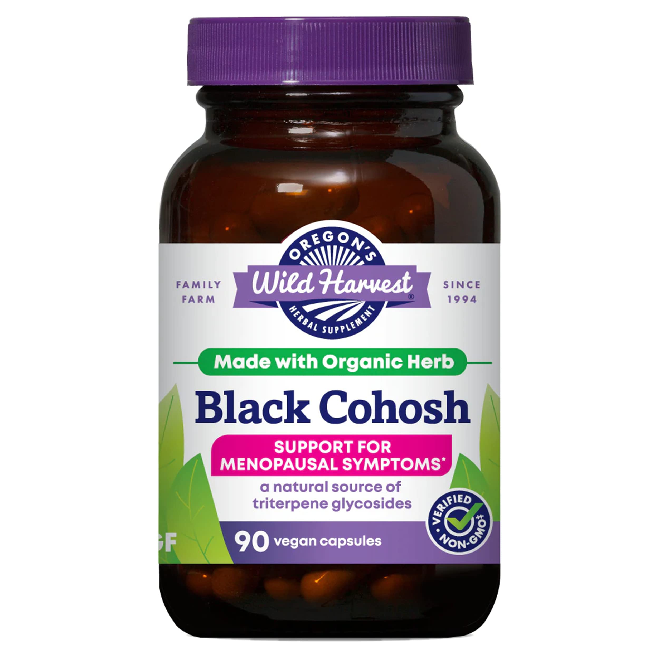 Foto 2 pulgar | Suplemento De Cohosh Negro De Oregon Wild Harvest 90 Tabletas - Venta Internacional.