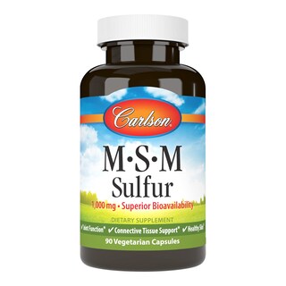 Foto 1 | Suplemento Carlson M-s-m Sulfur 1000 Mg 90 Cápsulas Vegetarianas - Venta Internacional.