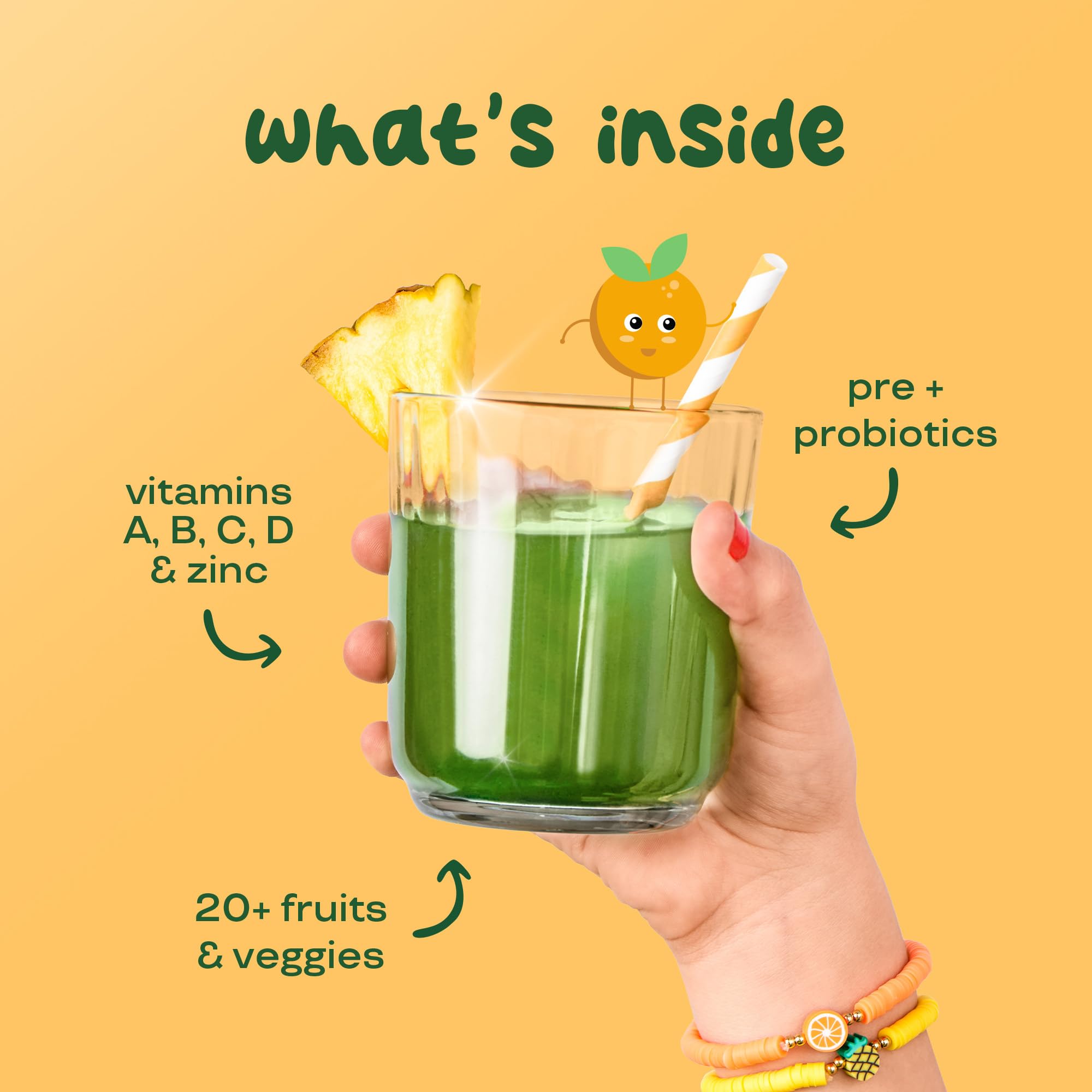 Foto 4 pulgar | Suplemento Bloom Nutrition Superfood Greens Powder Kids - Venta Internacional.
