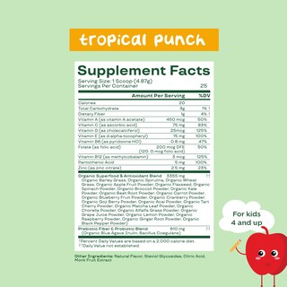 Foto 5 | Suplemento Bloom Nutrition Superfood Greens Powder Kids - Venta Internacional.