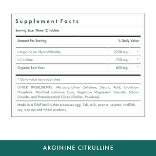 Foto 2 | Suplemento Naturopático De Arginina Y Citrulina De Michael's Health - Venta Internacional.