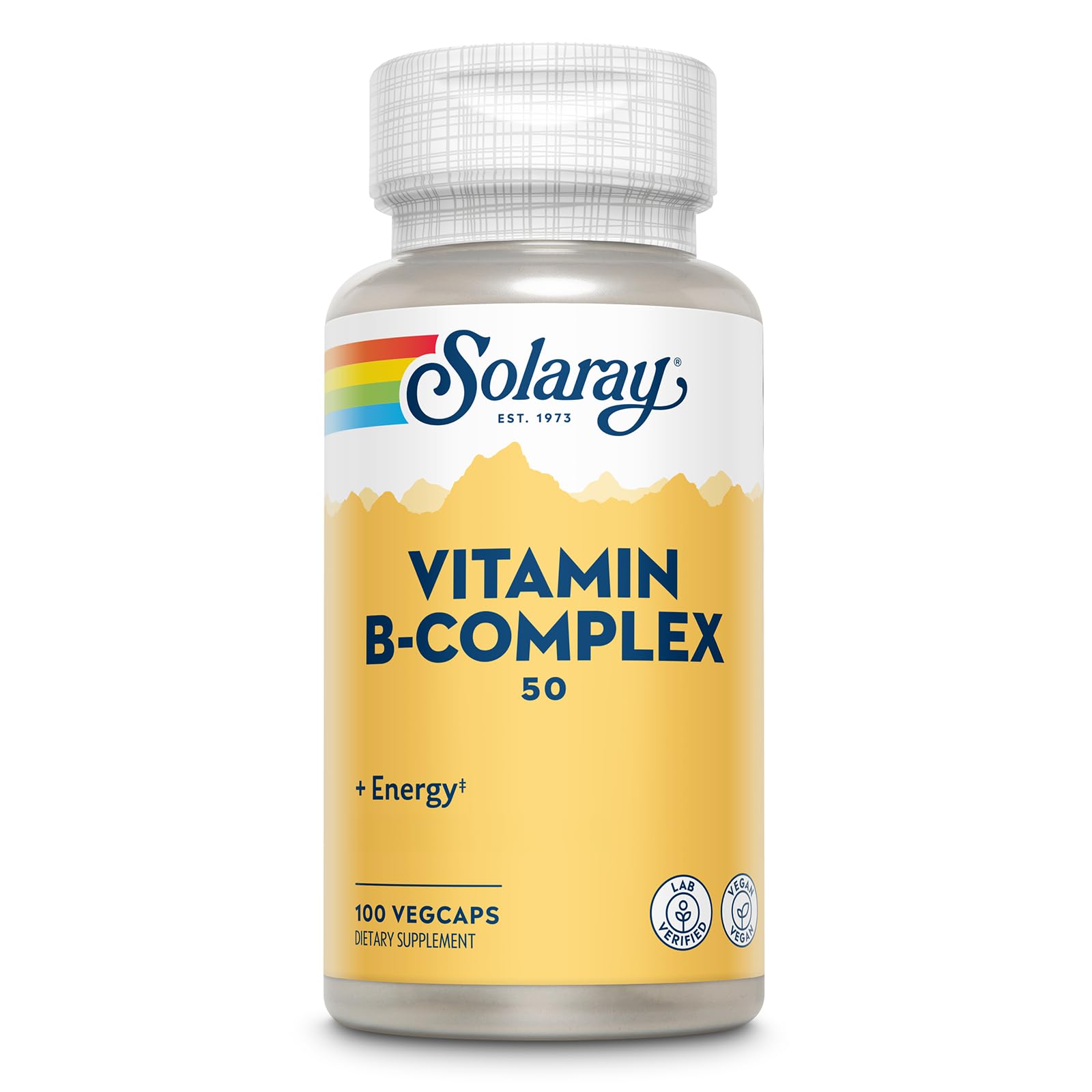 Foto 2 pulgar | Suplemento De Complejo De Vitamina B Solaray, 50 Mg, Vegano, 100 Cápsulas Vegetarianas - Venta Internacional.
