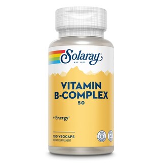 Foto 1 | Suplemento De Complejo De Vitamina B Solaray, 50 Mg, Vegano, 100 Cápsulas Vegetarianas - Venta Internacional.
