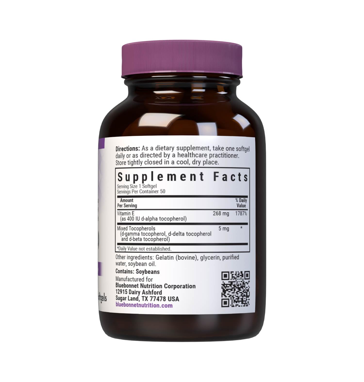Foto 3 pulgar | Suplemento Bluebonnet Nutrition Con Vitamina E, 400 Ui, Cápsulas Blandas - Venta Internacional.
