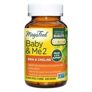 Foto 1 | Suplemento Prenatal Megafood Baby & Me 2 Con Dha Y Colina 60 Cápsulas - Venta Internacional.