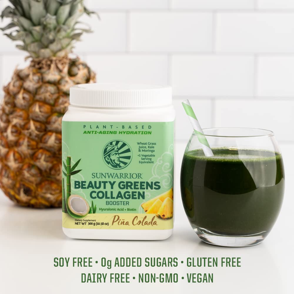Foto 6 pulgar | Suplemento Sunwarrior Vegan Beauty Greens, Piña Colada, 25 Porciones - Venta Internacional.