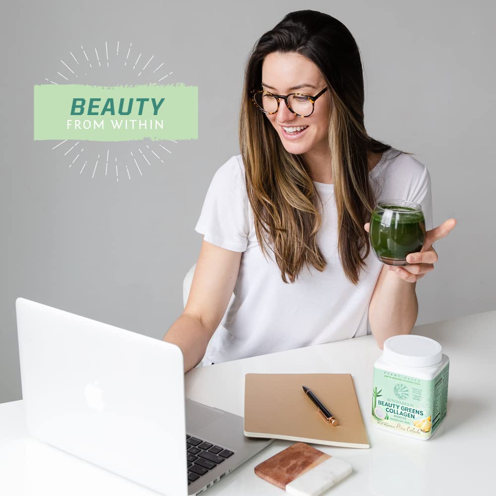Foto 8 pulgar | Suplemento Sunwarrior Vegan Beauty Greens, Piña Colada, 25 Porciones - Venta Internacional.