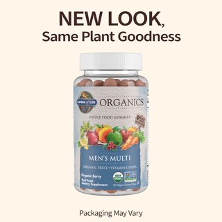 Foto 2 | Gominolas Garden Of Life Organics Para Hombre 120 Unidades - Venta Internacional.