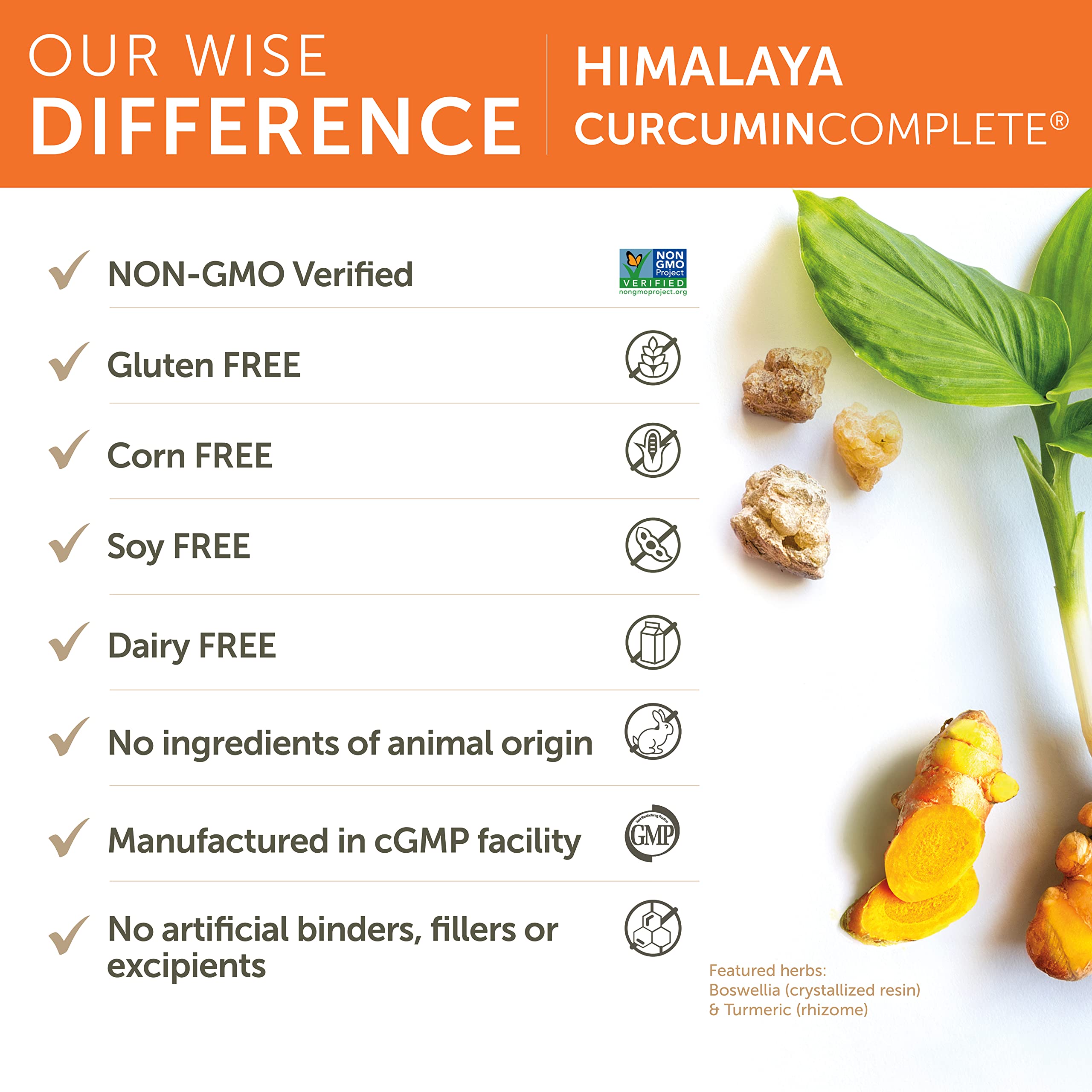 Foto 6 pulgar | Suplemento Himalaya Curcumin Complete 372 Mg 60 Cápsulas - Venta Internacional.