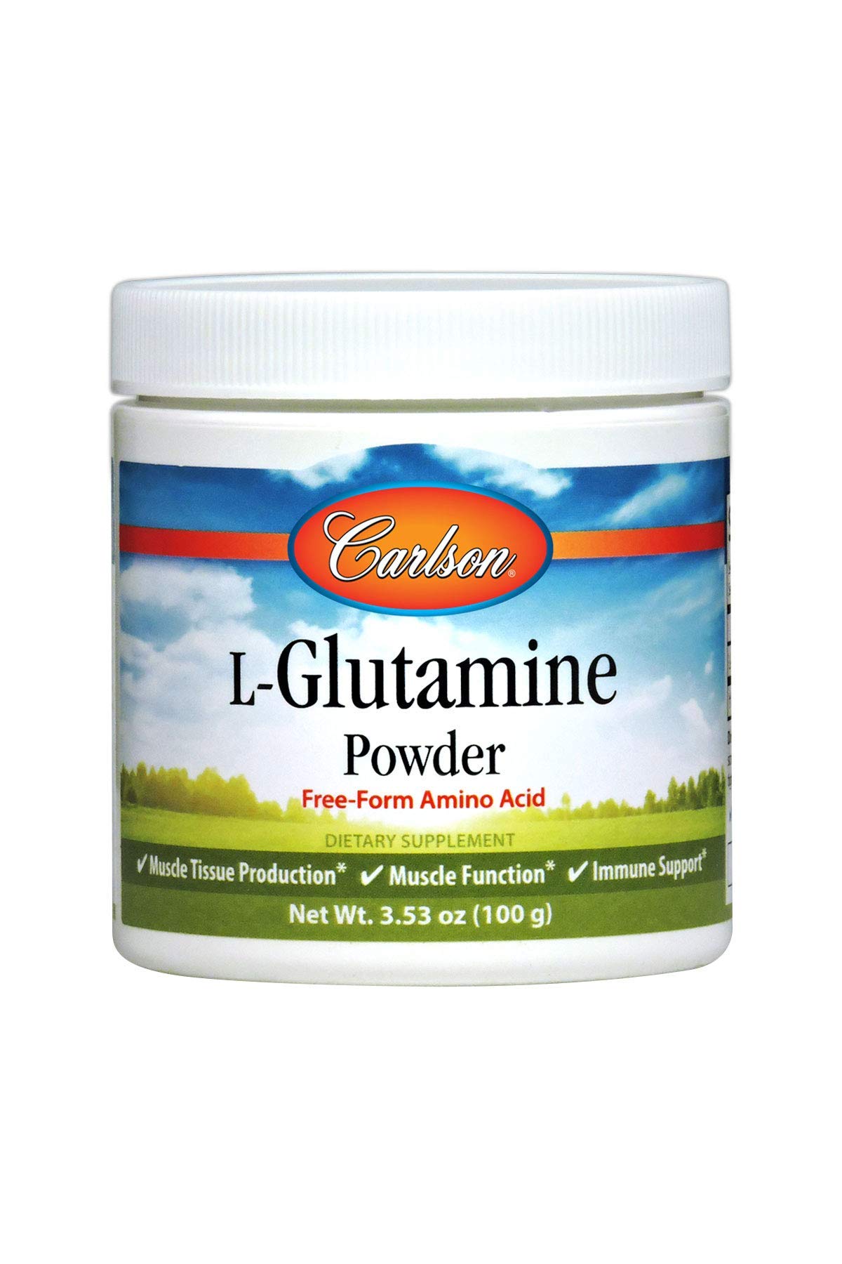 Foto 2 pulgar | Suplemento Carlson De L-glutamina En Polvo, 100 G, 3 G Por Cucharadita - Venta Internacional.