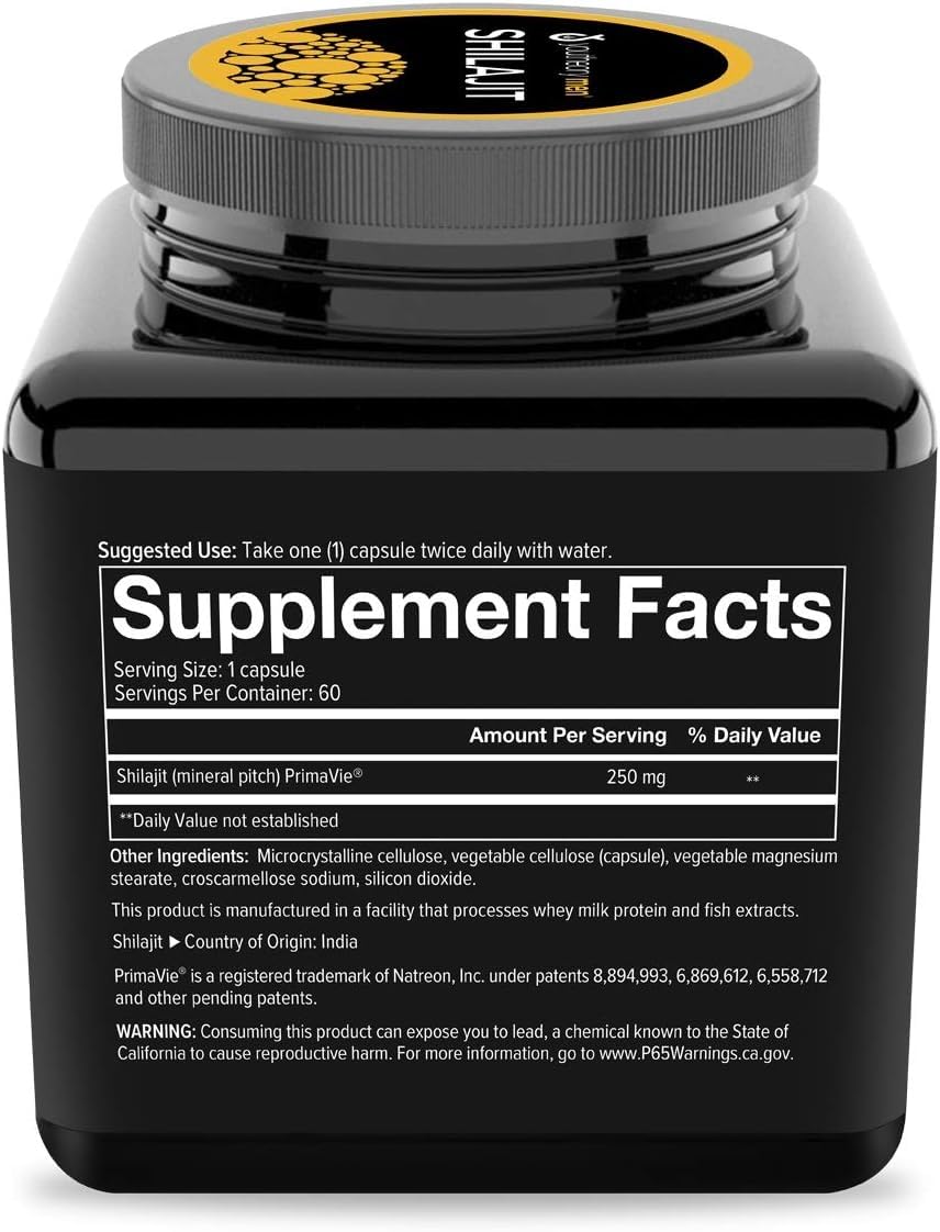 Foto 4 pulgar | Suplemento Youtheory De Shilajit Para Hombres, 250 Mg, 60 Cápsulas Vegetarianas - Venta Internacional.