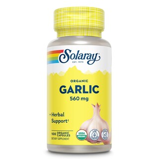 Foto 1 | Suplementos Solaray, Píldoras De Ajo Orgánico, 560 Mg, 100 Cápsulas Vegetales - Venta Internacional.