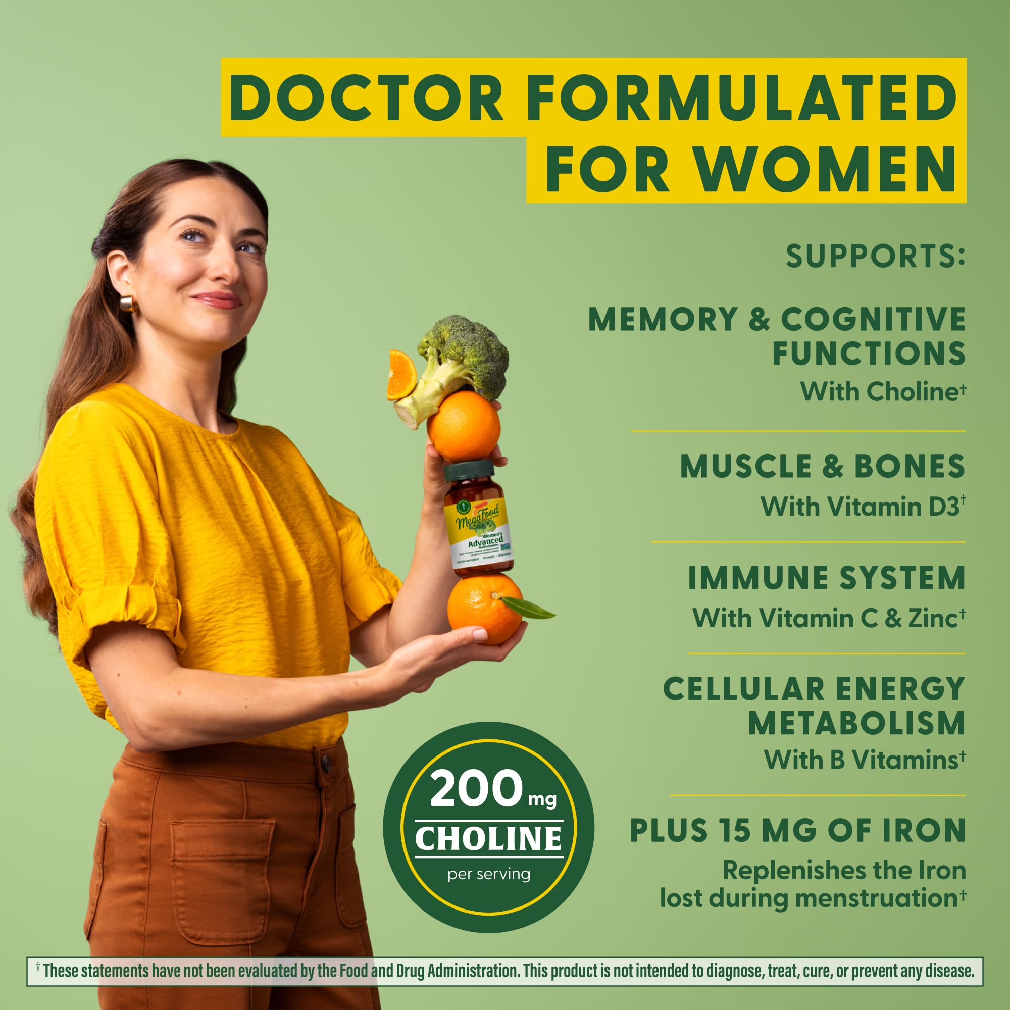 Foto 5 pulgar | Multivitamínico Megafood Women's Advanced 60 Comprimidos - Venta Internacional.