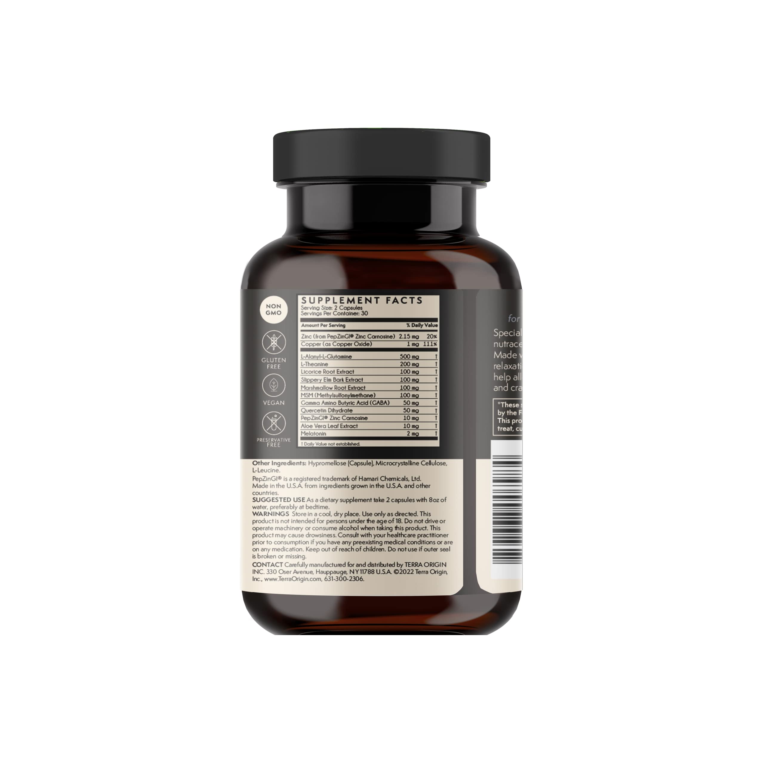 Foto 2 | Suplemento Terra Origin Healthy Gut Reset Pm 60 Cápsulas - Venta Internacional.